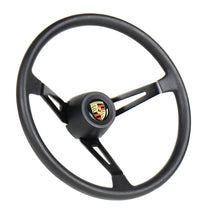 Cargar imagen en el visor de la galería, Volante Porsche Estrella CROMO/NEGRO