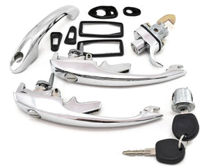 Kit manijas/cerraduras unica llave fusca gatillo