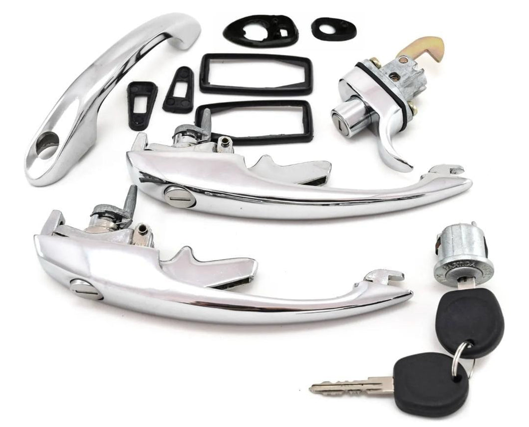 Kit manijas/cerraduras unica llave fusca gatillo