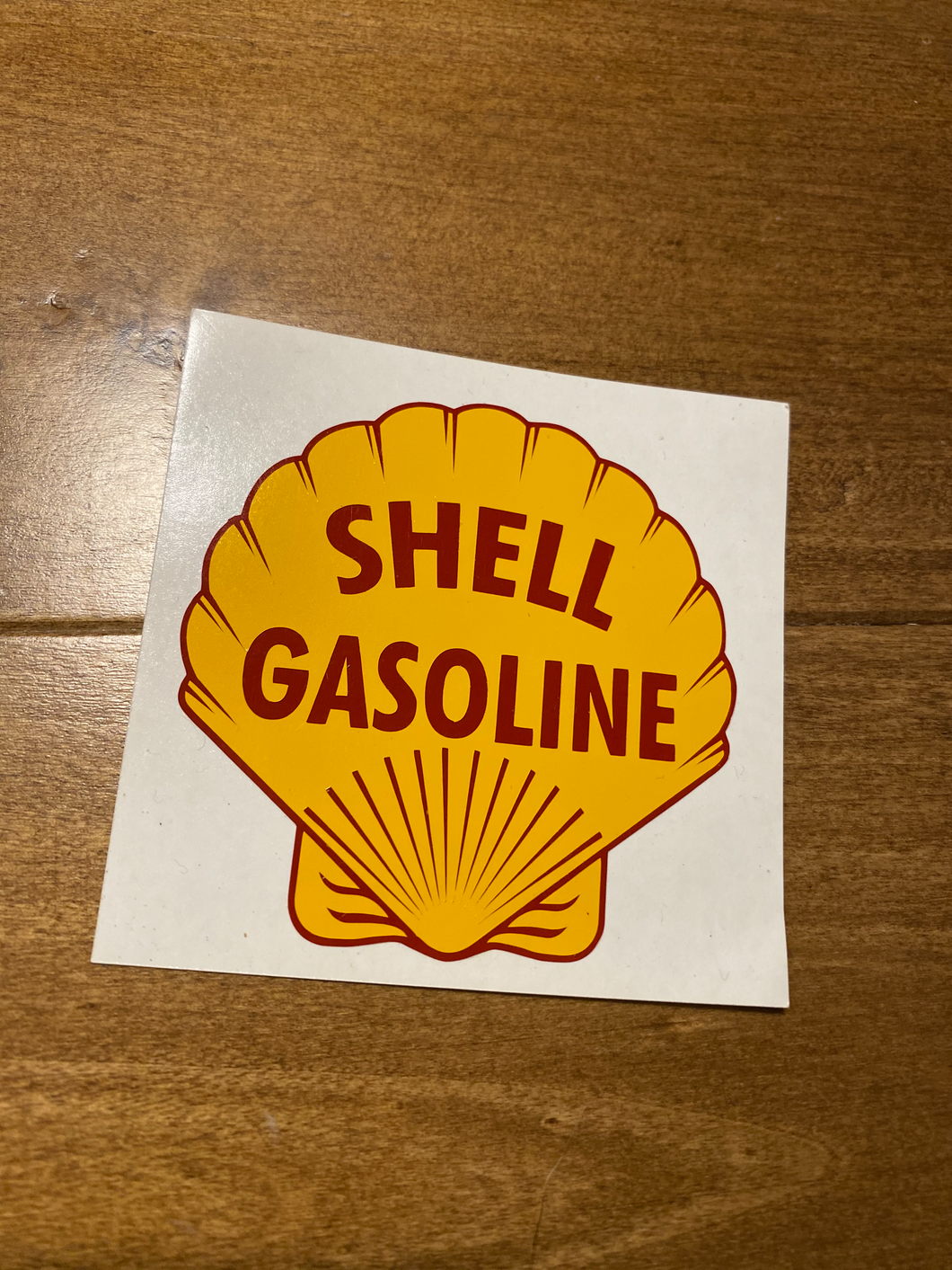 Sticker SHELL GASOLINE