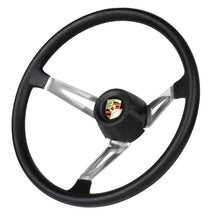 Cargar imagen en el visor de la galería, Volante Porsche Estrella CROMO/NEGRO
