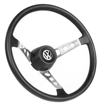 Cargar imagen en el visor de la galería, Volante VW 9 agujeros CROMO/NEGRO
