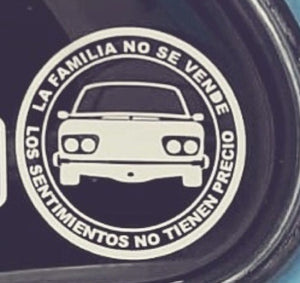 Sticker FAMILIA NO SE VENDE - Brasilia