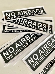 Sticker No Airbag