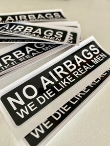 Sticker No Airbag