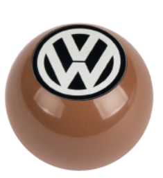 Pomo VW Marron sin aro cromado